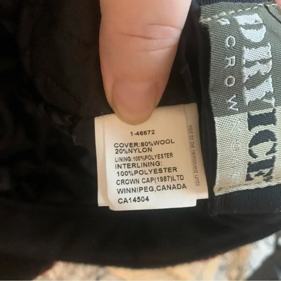 Vintage Dry Ice Black Red Plaid Wool Hat Lined - Picture 3 of 10